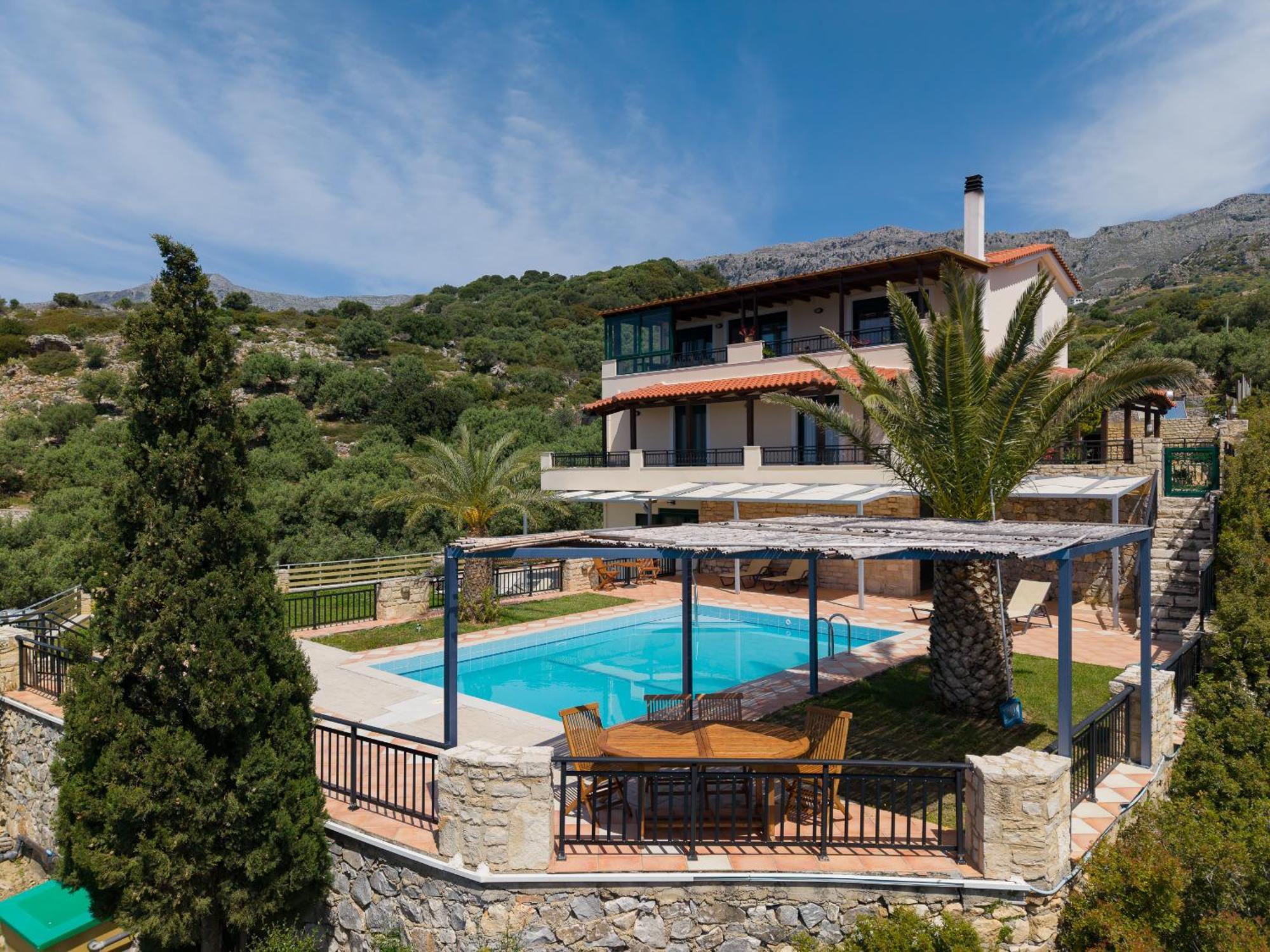 Souda Bay Loggia Villa Sellía Eksteriør bilde