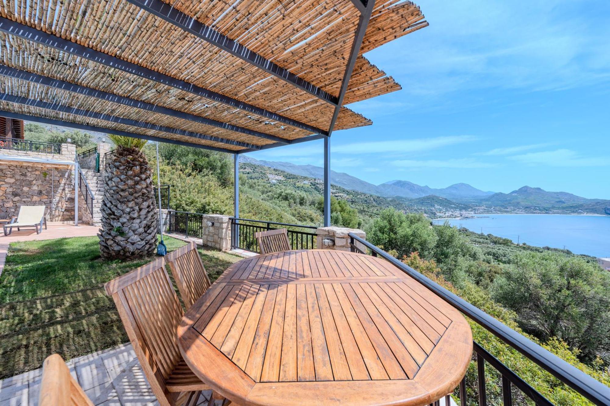 Souda Bay Loggia Villa Sellía Eksteriør bilde