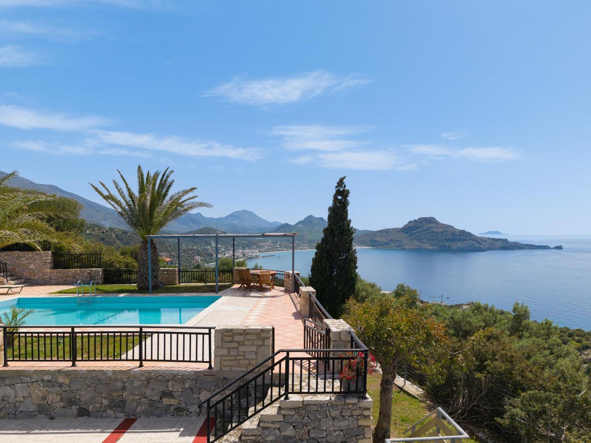 Souda Bay Loggia Villa Sellía Eksteriør bilde