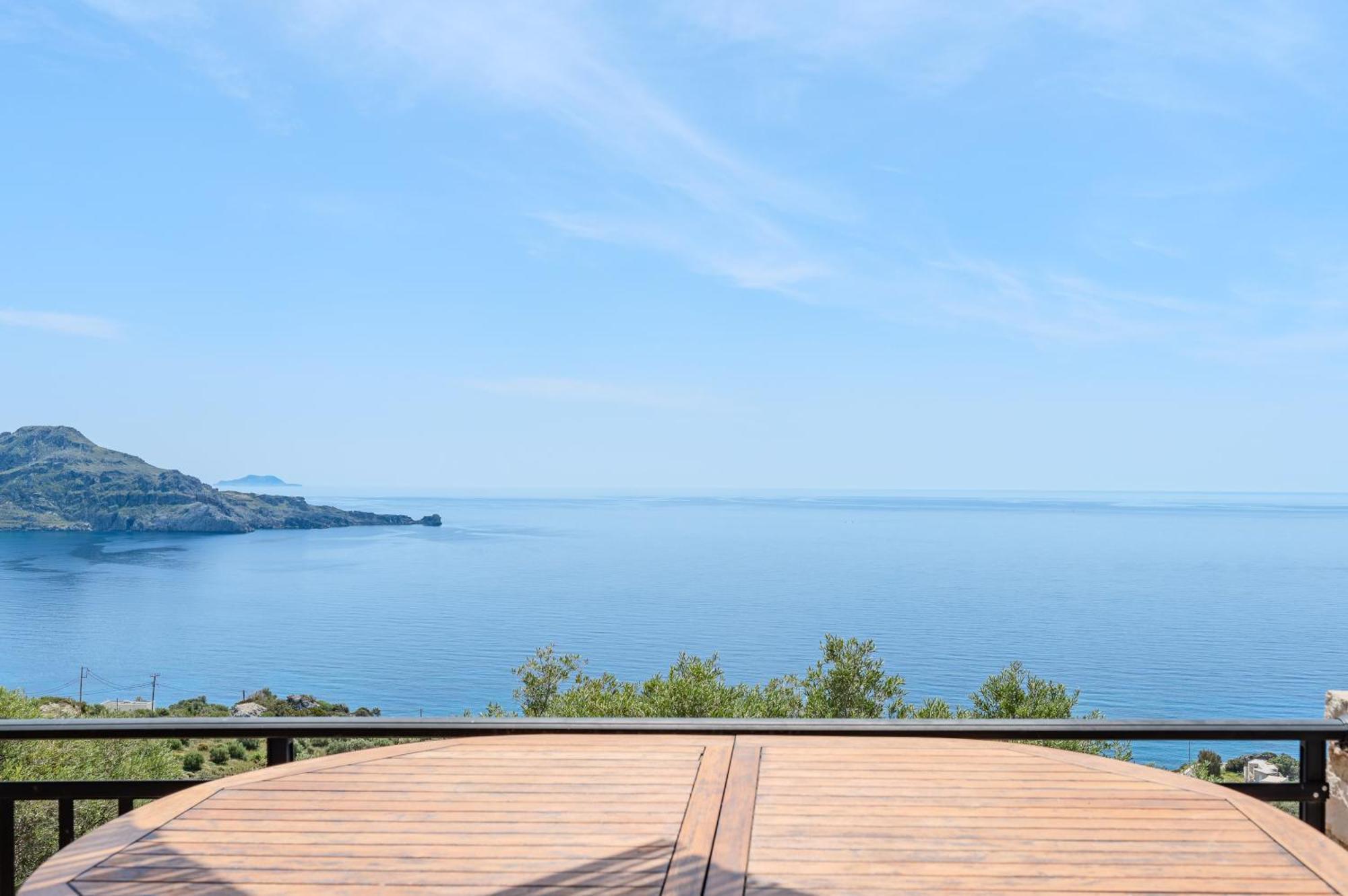 Souda Bay Loggia Villa Sellía Eksteriør bilde